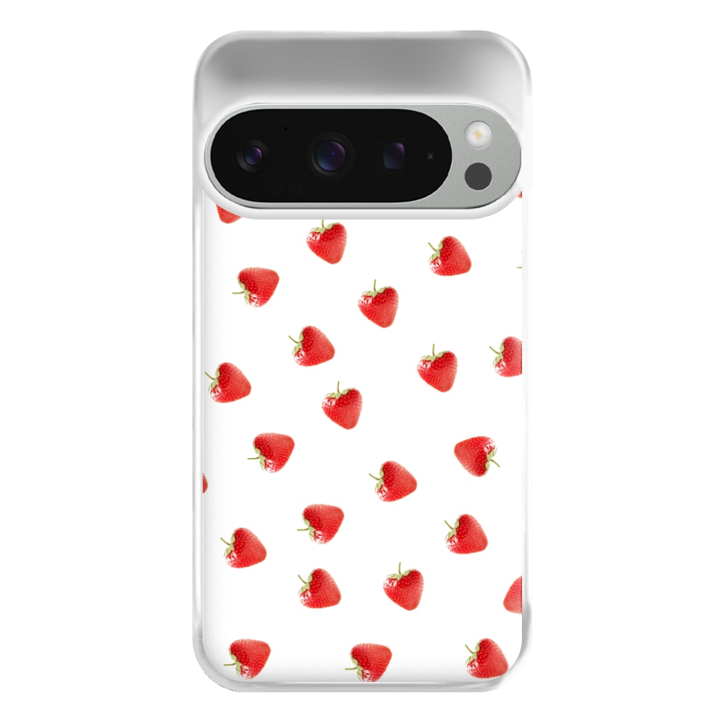 Strawberry Pattern Phone Case for Google Pixel 9 Pro XL