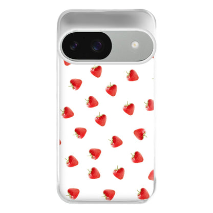 Strawberry Pattern Phone Case for Google Pixel 9 / 9 Pro