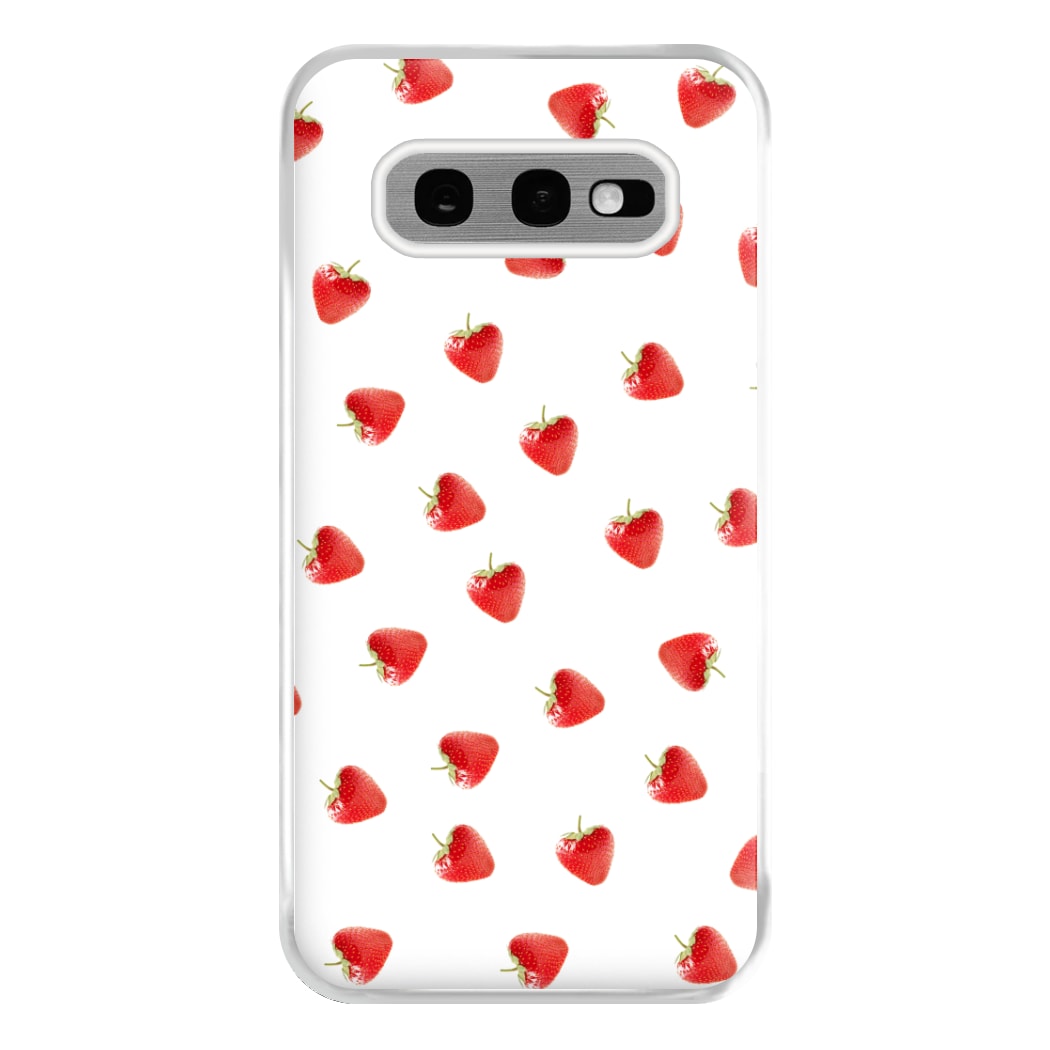 Strawberry Pattern Phone Case for Galaxy S10e