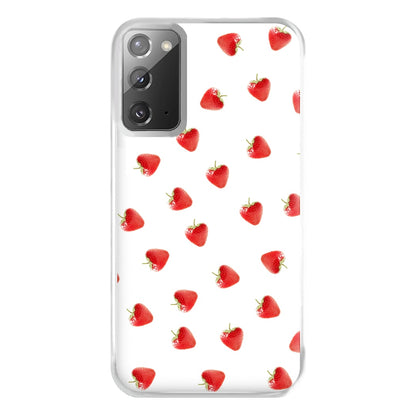 Strawberry Pattern Phone Case for Galaxy Note 20 Ultra