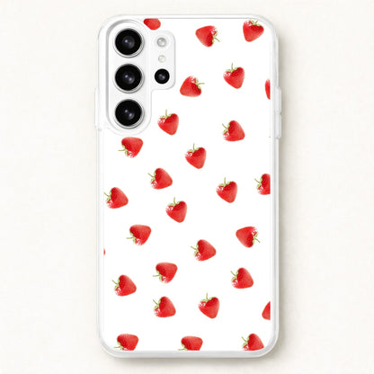 Strawberry Pattern Phone Case for Galaxy S26 Ultra