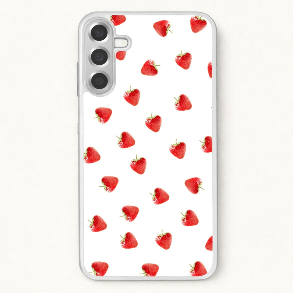 Strawberry Pattern Phone Case for Galaxy A37