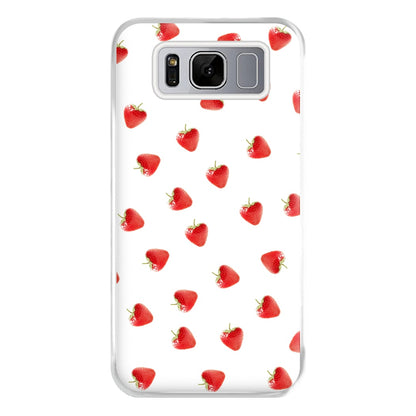 Strawberry Pattern Phone Case for Galaxy S8 Plus