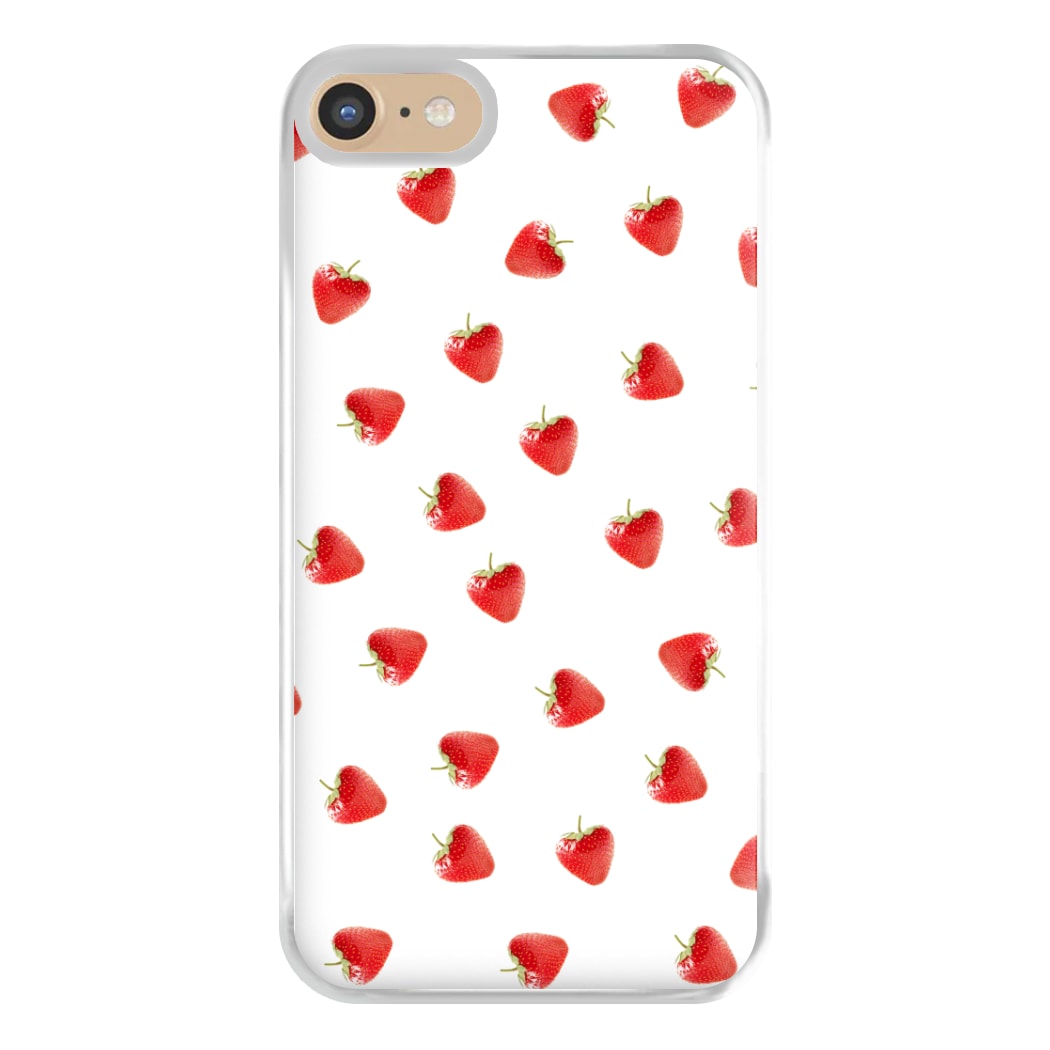 Strawberry Pattern Phone Case for iPhone 6 / 7 / 8 / SE