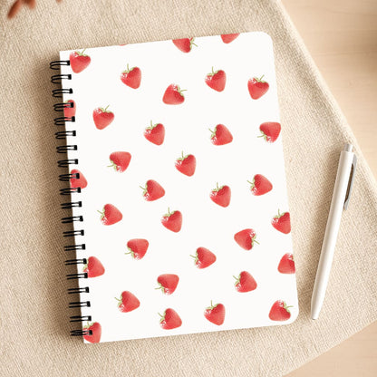 Strawberry Pattern Notepad