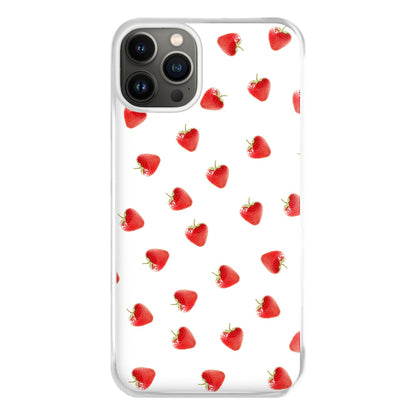 Strawberry Pattern Phone Case for iPhone 13