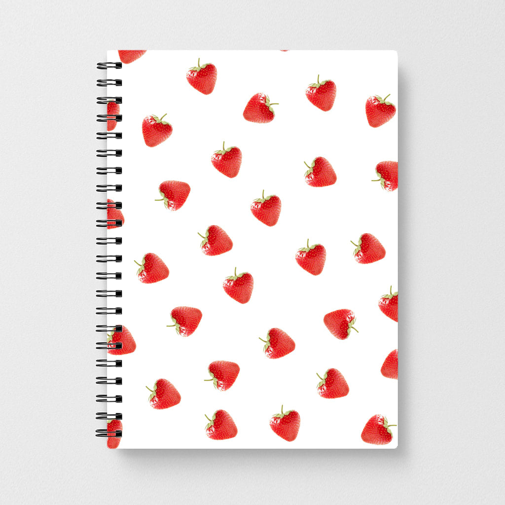 Strawberry Pattern Notebook