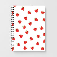 Strawberry Pattern Notebook