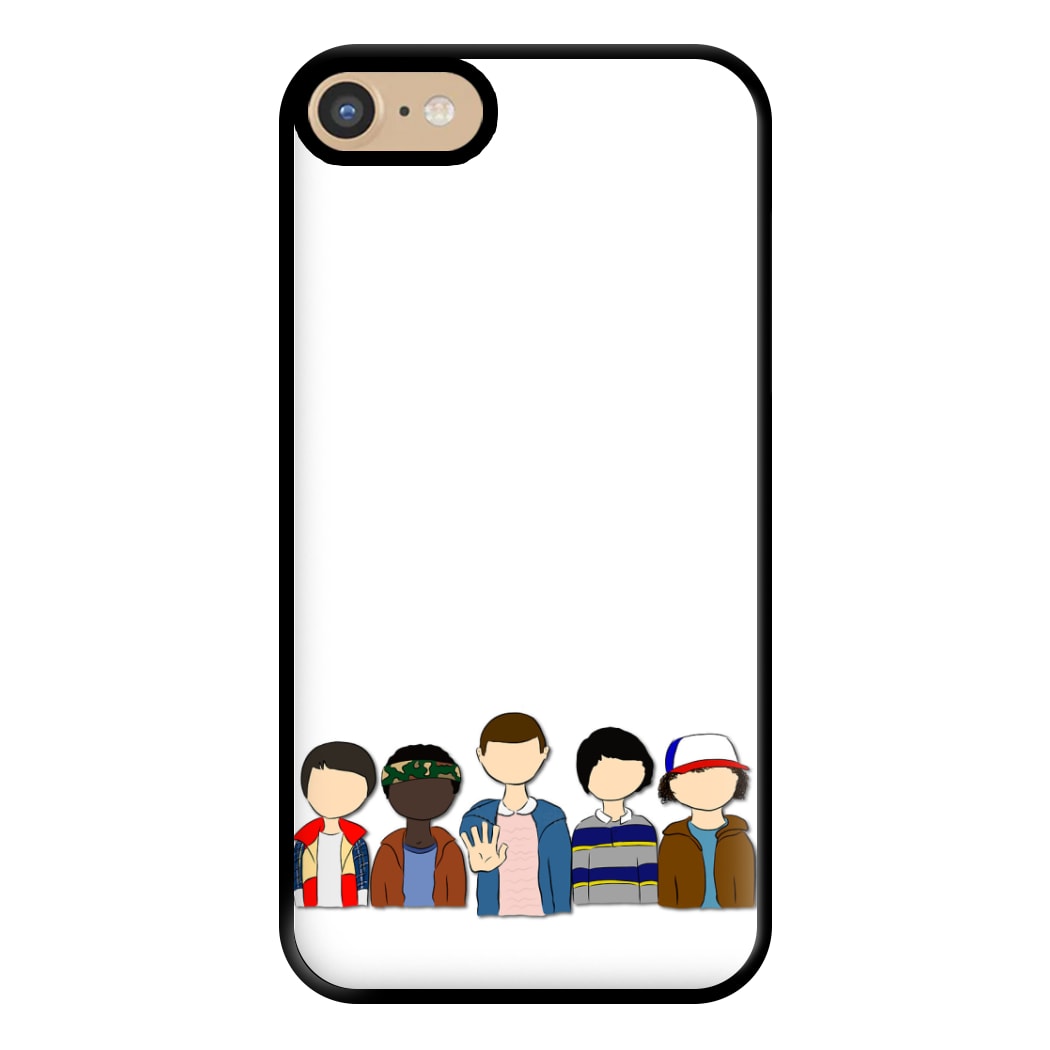 Stranger Cartoon Characters Phone Case for iPhone 6 / 7 / 8 / SE