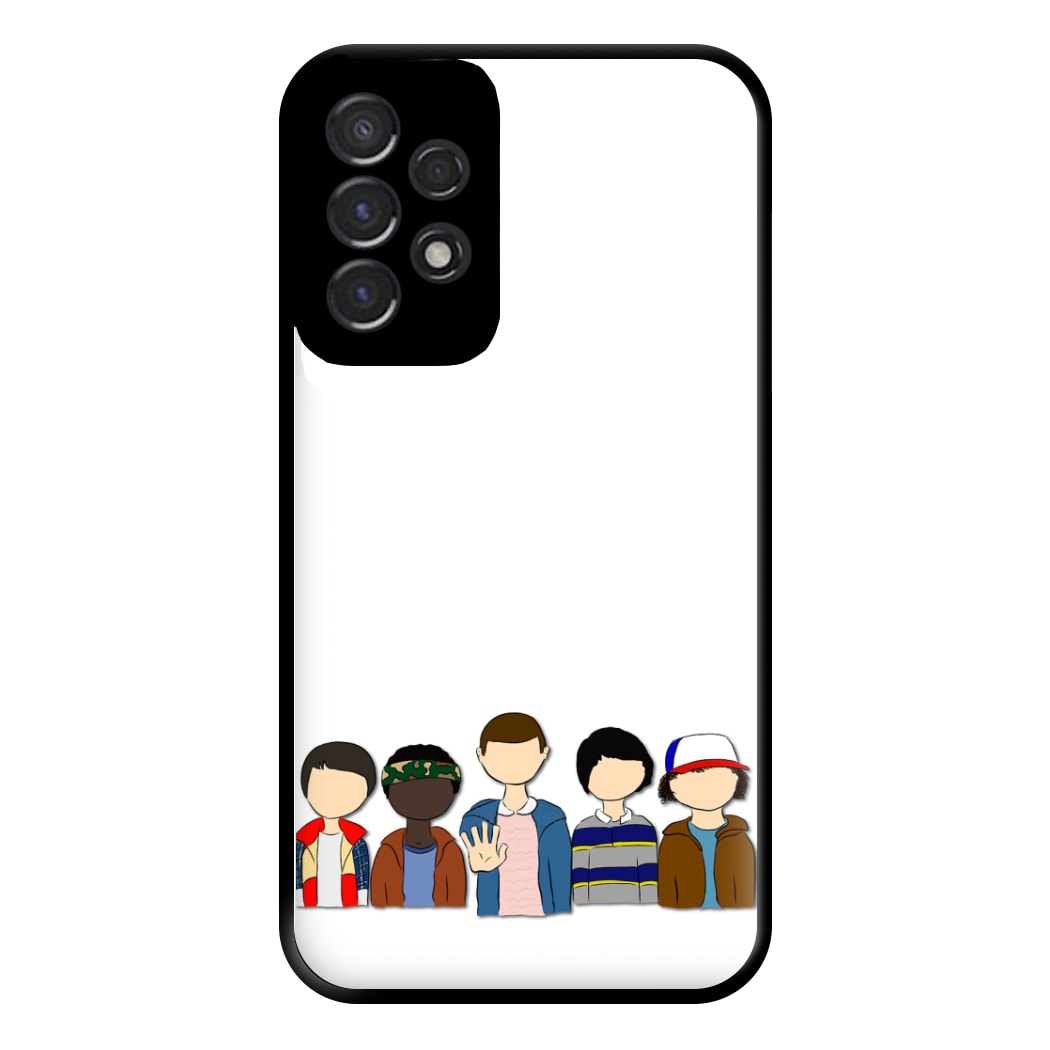 Stranger Cartoon Characters Phone Case for Galaxy A53