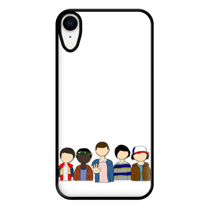 Stranger Cartoon Characters Phone Case for iPhone XR