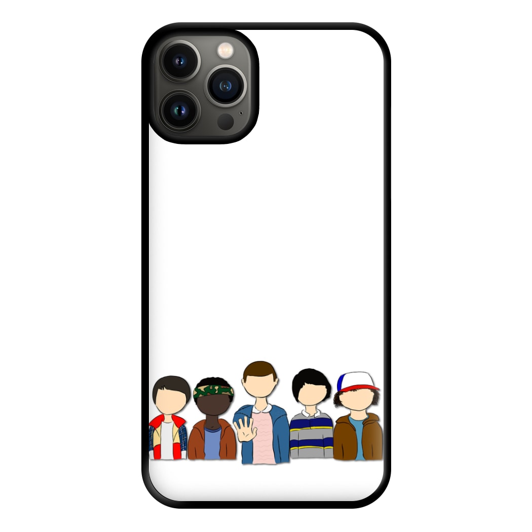 Stranger Cartoon Characters Phone Case for iPhone 13