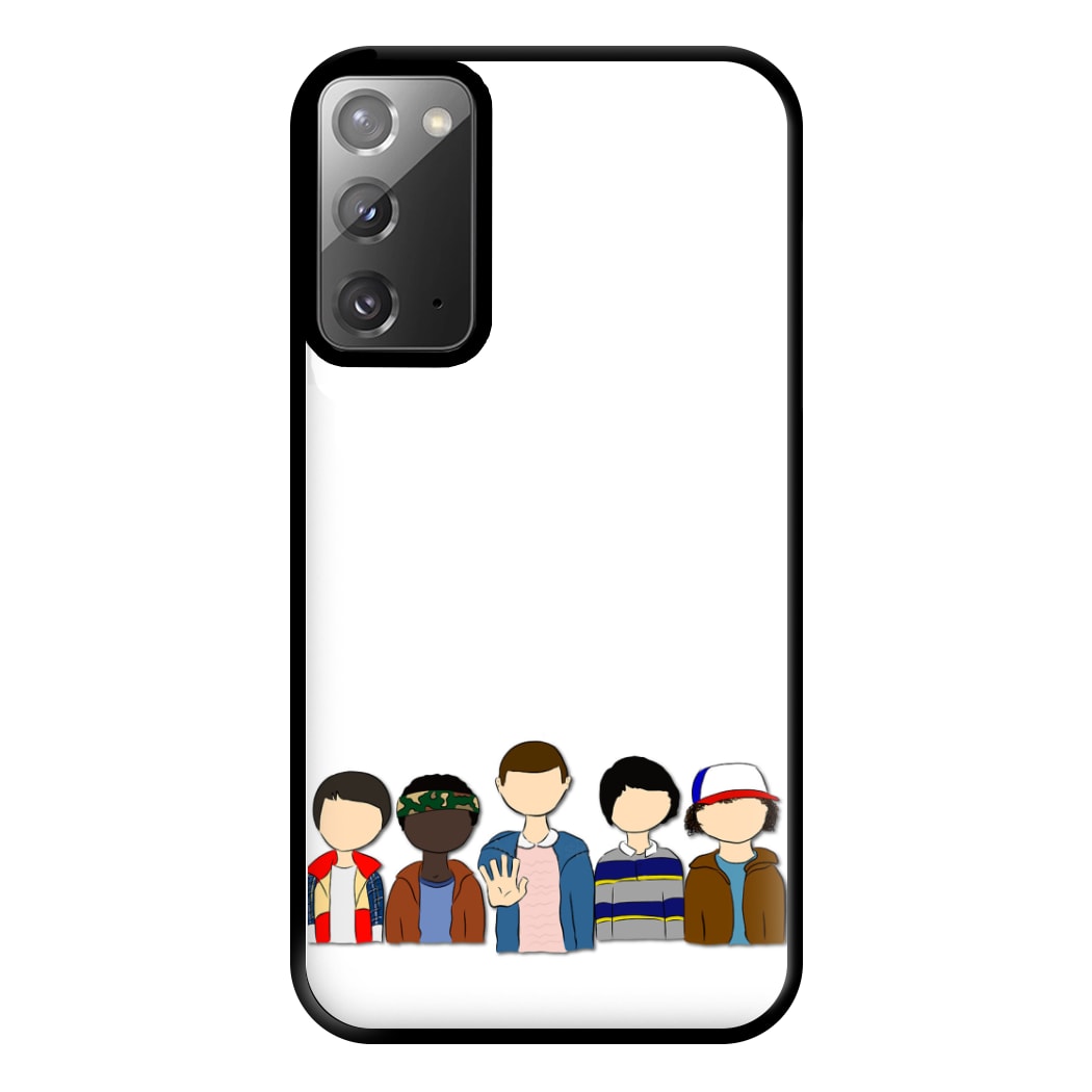 Stranger Cartoon Characters Phone Case for Galaxy Note 20 Ultra