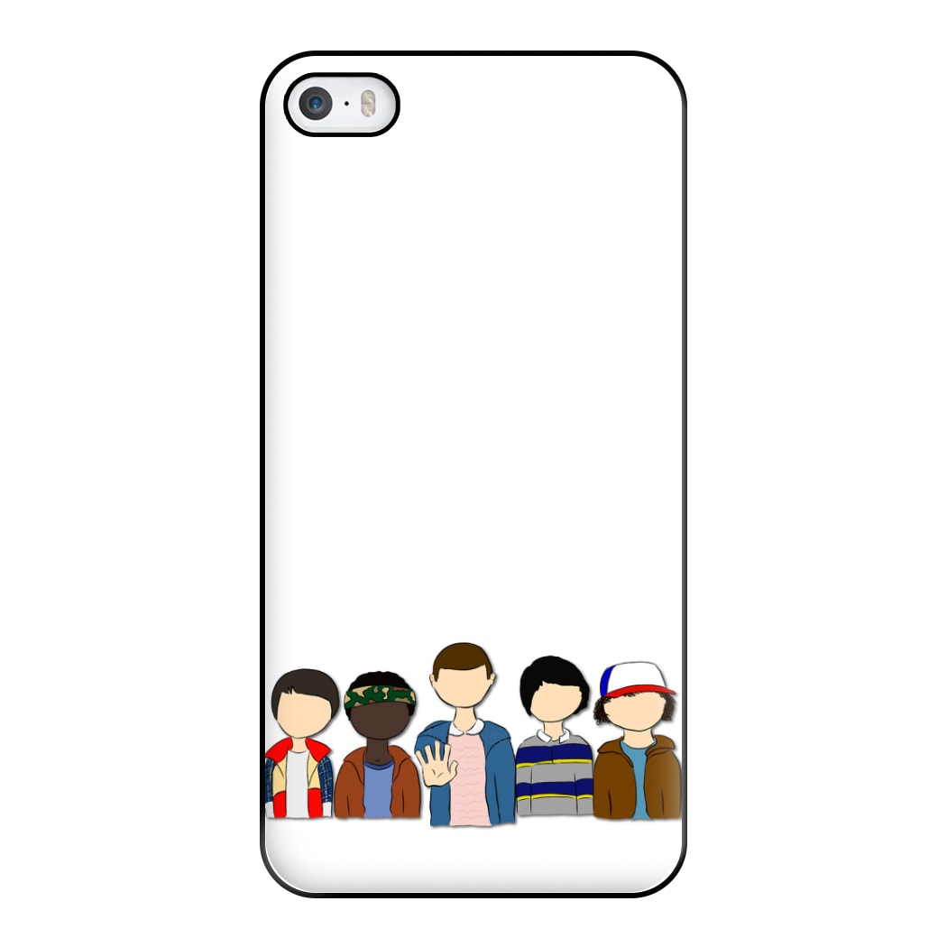 Stranger Cartoon Characters Phone Case for iPhone 5 / 5s / SE 2016