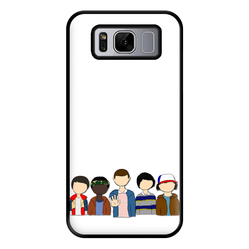 Stranger Cartoon Characters Phone Case for Galaxy S8 Plus