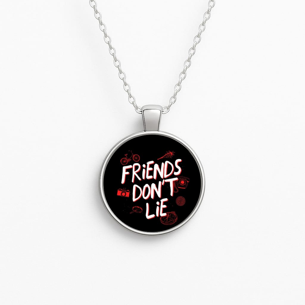 Friends Don't Lie Circle Necklace
