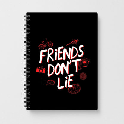 Friends Don't Lie - Stranger Things Notebook - Fun Cases