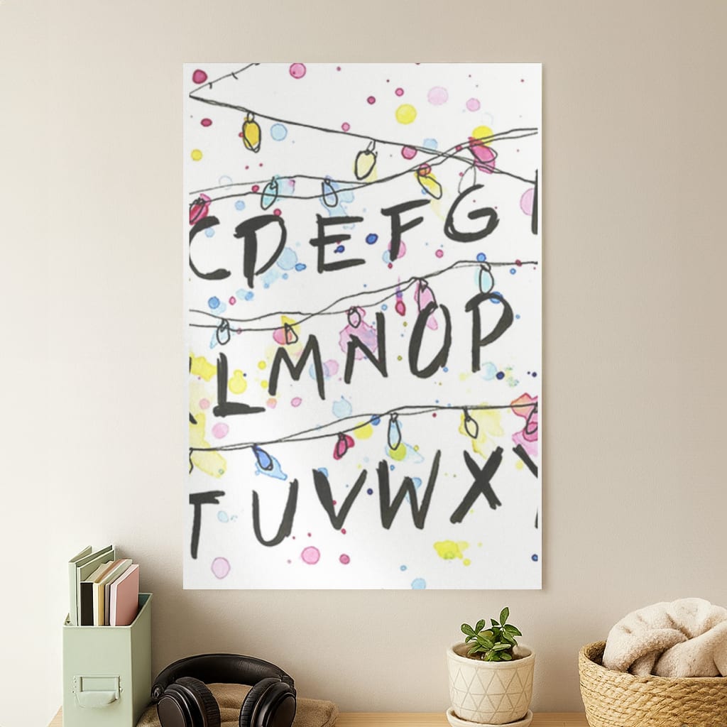 Stranger Wall Lights Poster