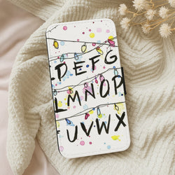 Stranger Wall Lights Wallet Phone Case