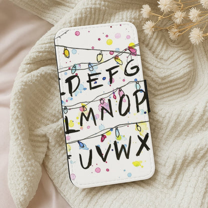 Stranger Wall Lights Wallet Phone Case