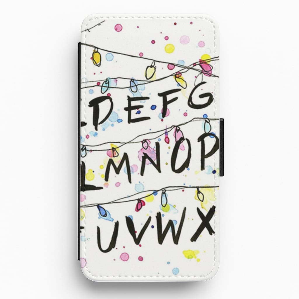Stranger Wall Lights Flip / Wallet Phone Case