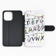 Stranger Wall Lights Flip / Wallet Phone Case 2
