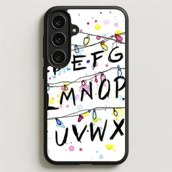 Stranger Wall Lights Phone Case for Galaxy S25FE