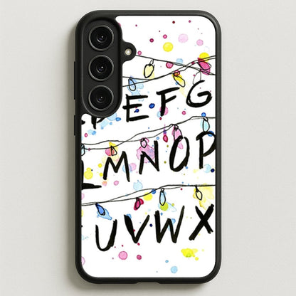 Stranger Wall Lights Phone Case for Galaxy S25FE