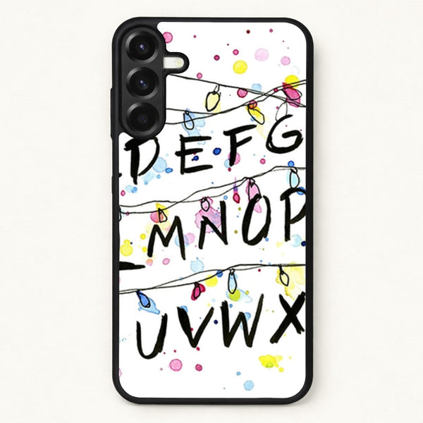 Stranger Wall Lights Phone Case for Galaxy A57