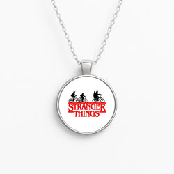 Stranger Cycling Logo Circle Necklace