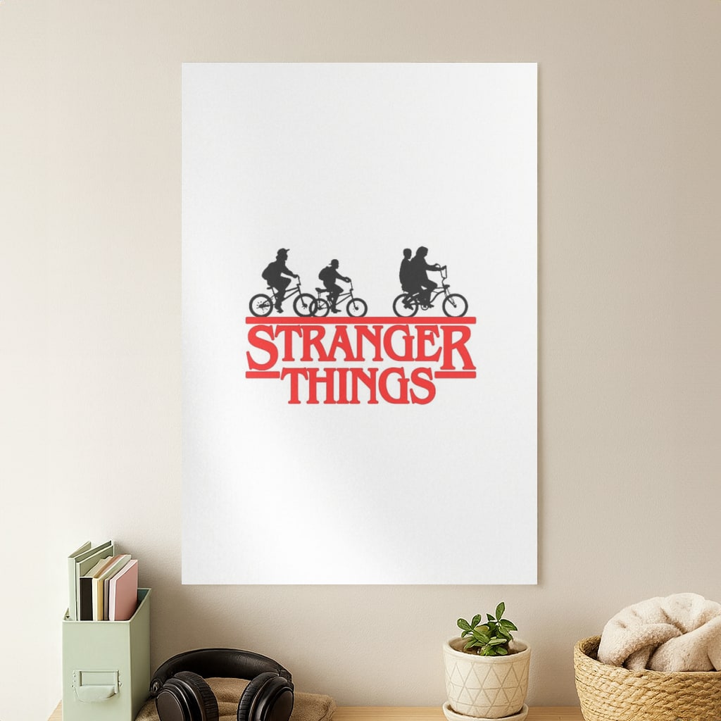 Stranger Cycling Logo Poster