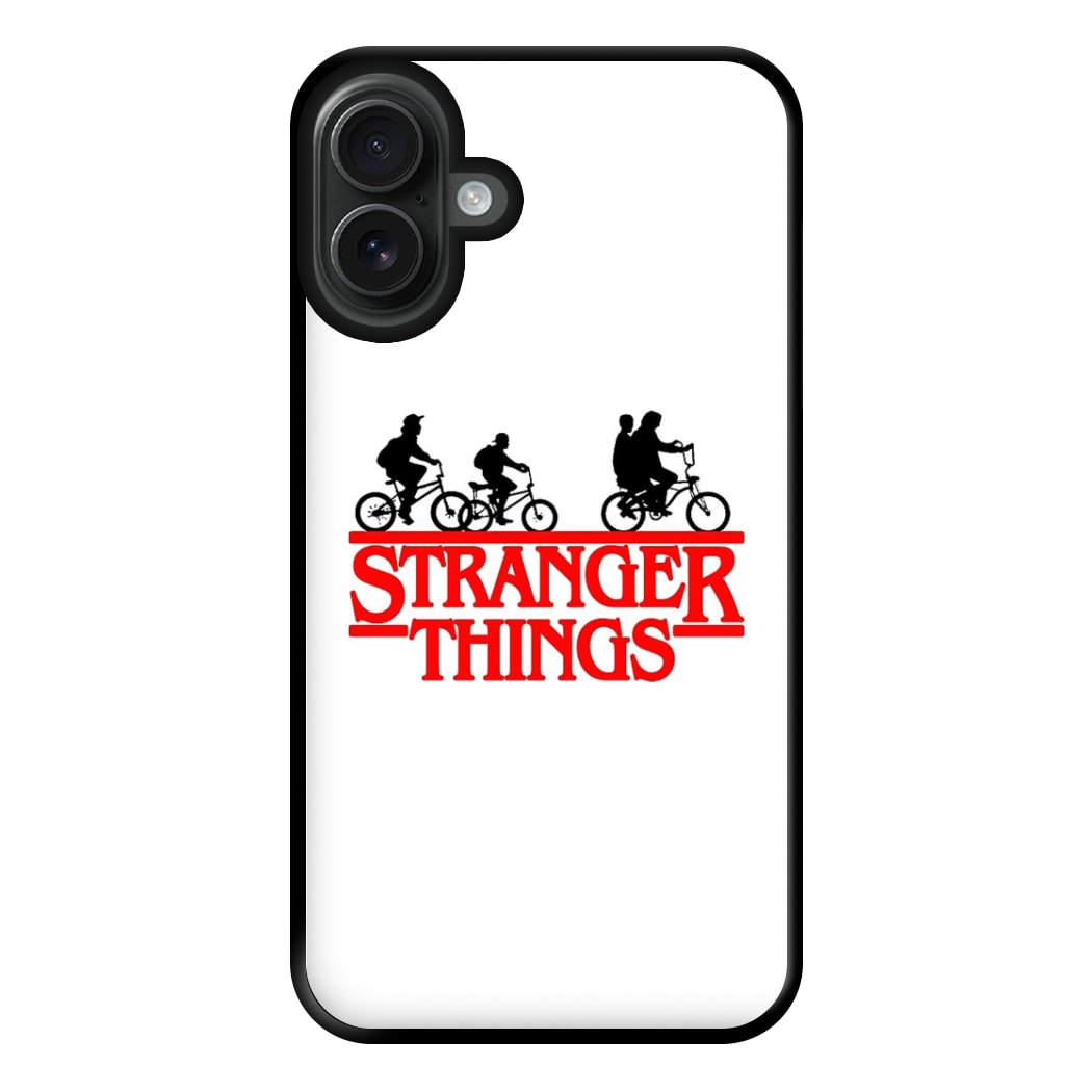 Stranger Cycling Logo Phone Case for iPhone 16 Plus