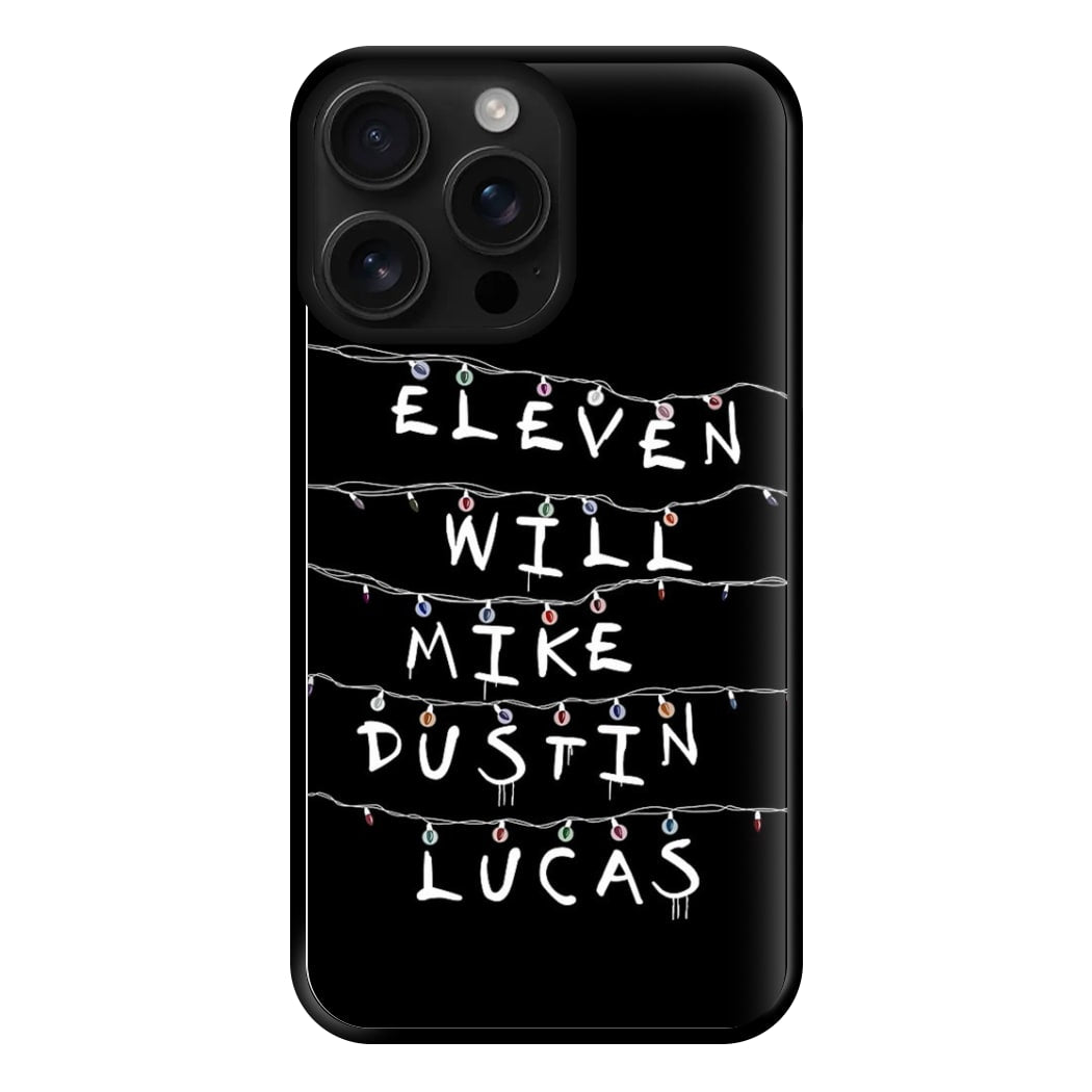 Eleven, Will, Mike, Dustin & Lucas Phone Case