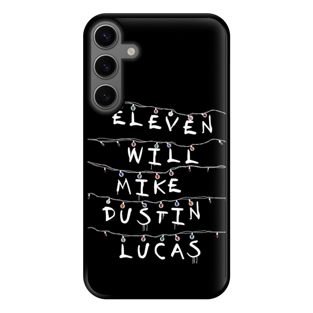 Eleven, Will, Mike, Dustin & Lucas Phone Case for Galaxy S23FE