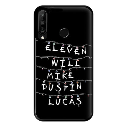 Eleven, Will, Mike, Dustin & Lucas Phone Case for Huawei P30 Lite