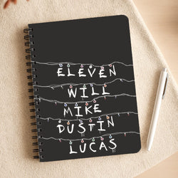 Eleven, Will, Mike, Dustin & Lucas Notepad