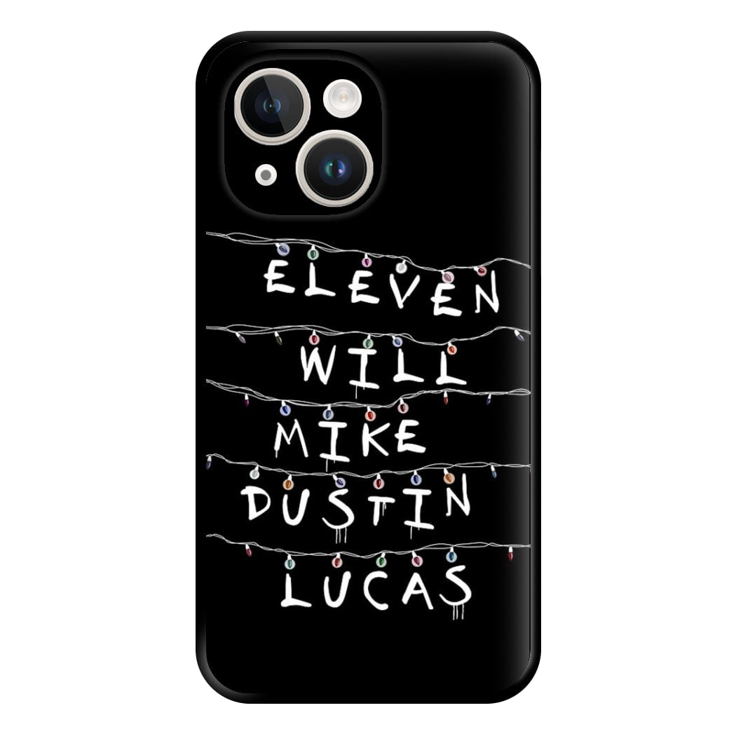 Eleven, Will, Mike, Dustin & Lucas Phone Case for iPhone 14 Plus