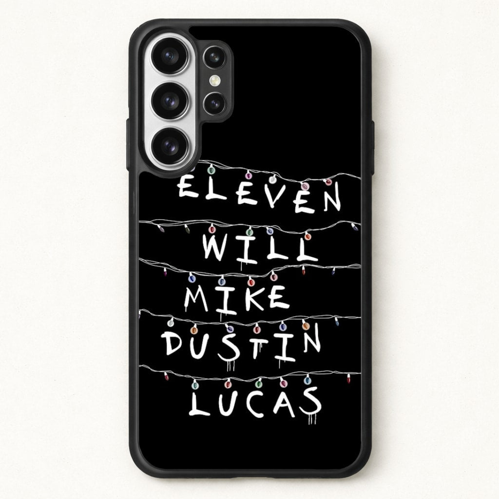 Eleven, Will, Mike, Dustin & Lucas Phone Case for Galaxy S26 Ultra