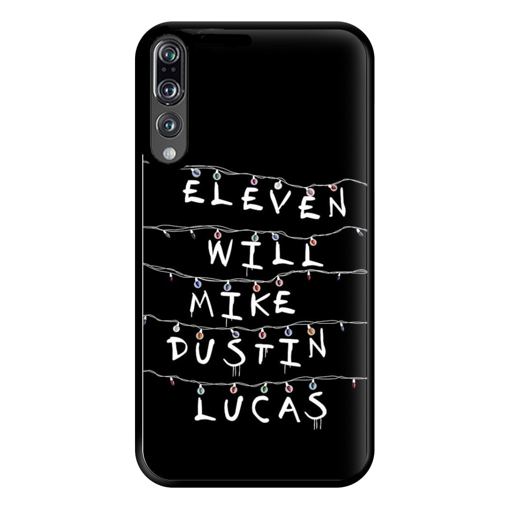 Eleven, Will, Mike, Dustin & Lucas Phone Case for Huawei P20 Pro