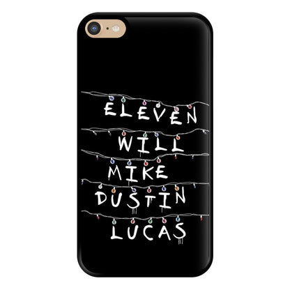 Eleven, Will, Mike, Dustin & Lucas Phone Case for iPhone 6 Plus / 7 Plus / 8 Plus