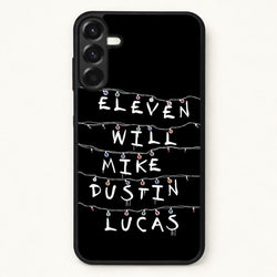 Eleven, Will, Mike, Dustin & Lucas Phone Case for Galaxy A37