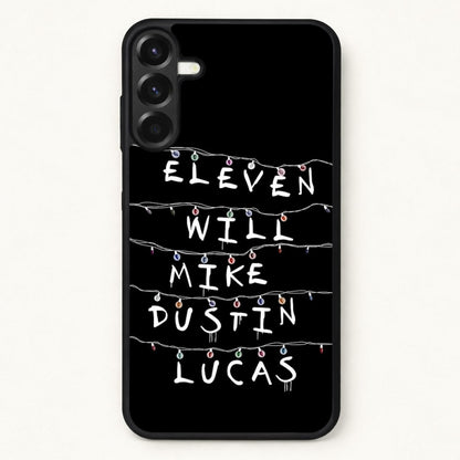 Eleven, Will, Mike, Dustin & Lucas Phone Case for Galaxy A37