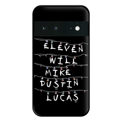 Eleven, Will, Mike, Dustin & Lucas Phone Case for Google Pixel 6a