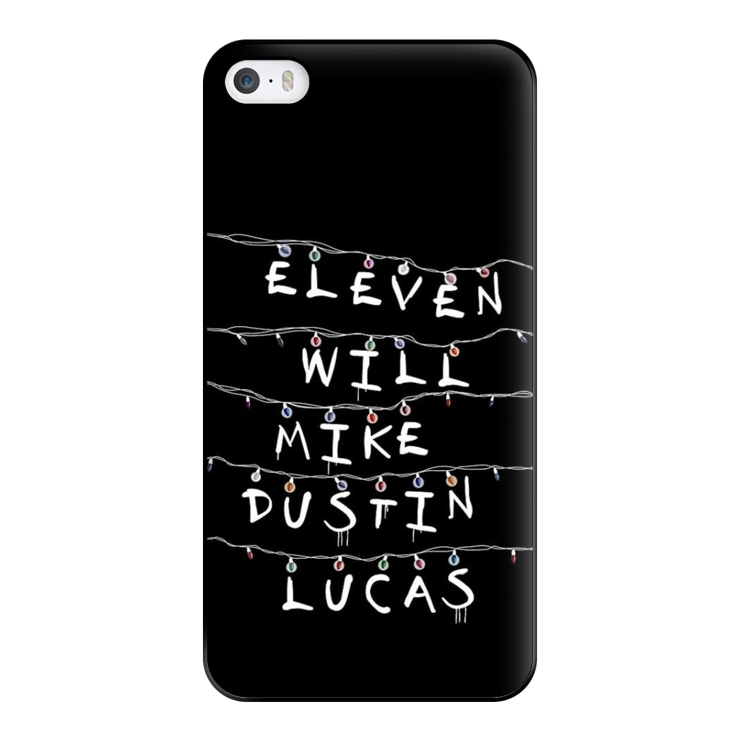 Eleven, Will, Mike, Dustin & Lucas Phone Case for iPhone 5 / 5s / SE 2016