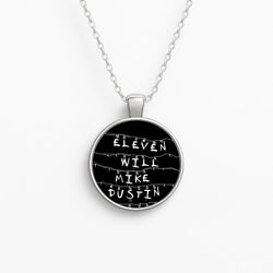 Eleven, Will, Mike, Dustin & Lucas Circle Necklace