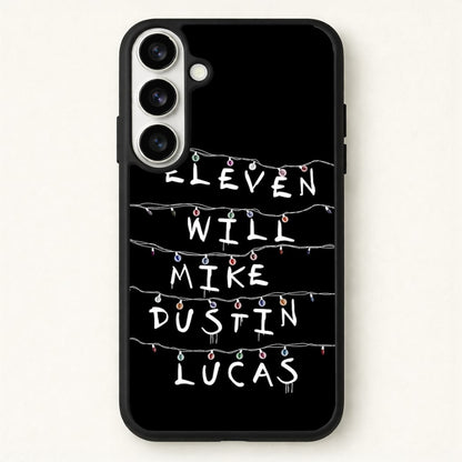 Eleven, Will, Mike, Dustin & Lucas Phone Case for Galaxy S26 Plus