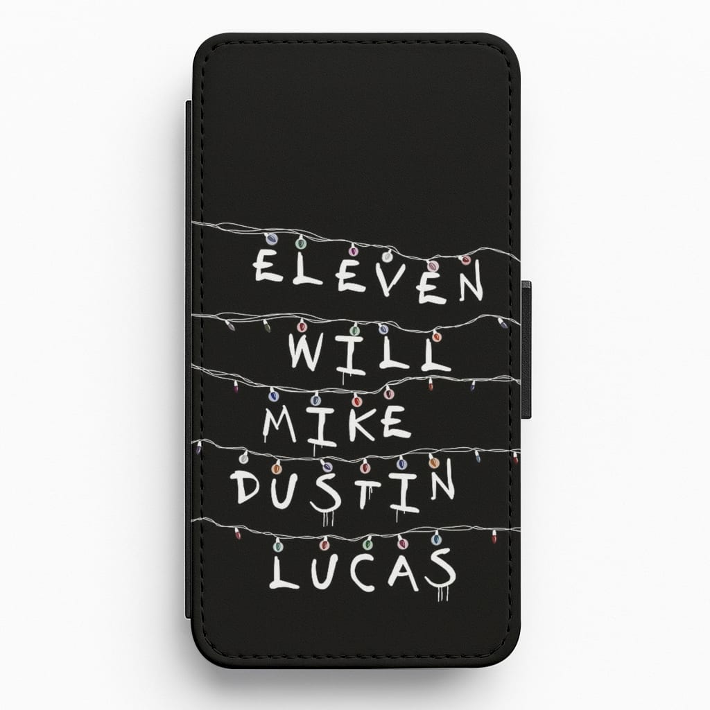 Eleven, Will, Mike, Dustin & Lucas Flip / Wallet Phone Case