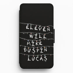 Eleven, Will, Mike, Dustin & Lucas Flip / Wallet Phone Case