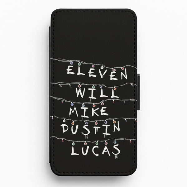 Eleven, Will, Mike, Dustin & Lucas Flip / Wallet Phone Case