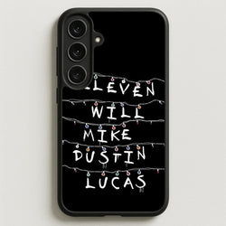 Eleven, Will, Mike, Dustin & Lucas Phone Case for Galaxy S25FE